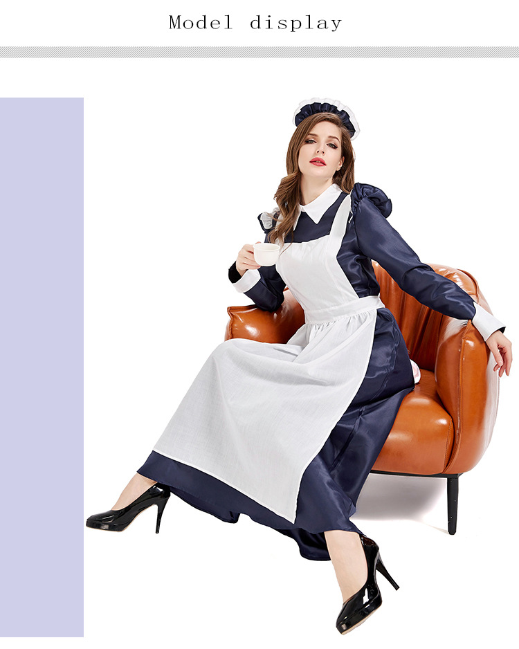 Halloween cosplay retro palace Western house maid dress nihaostyles wholesale halloween costumes NSPIS82038