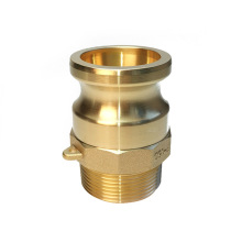 外螺纹公头快速接头F型黄铜接头凸轮锁紧扳把式船用现货