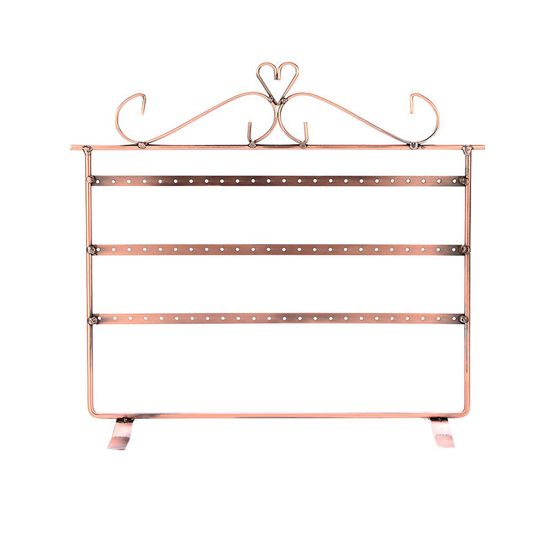 Hot-selling Three-tier Iron Display Rack Double-sided Earring Storage Rack Wholesale Nihaojewelry display picture 8