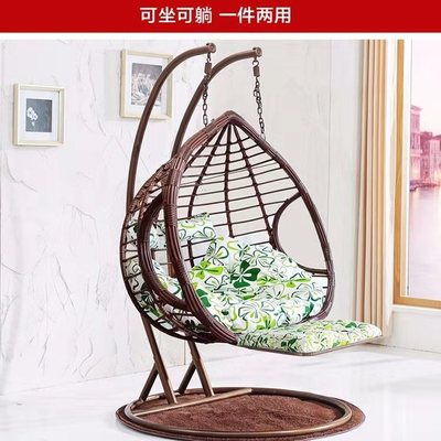 双人室内户外吊椅吊篮秋千休闲藤椅藤编椅粗藤吊椅