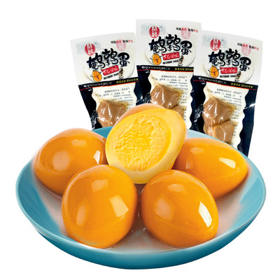 去皮鹌鹑蛋4枚装五香卤蛋小袋装 零食无壳QQ蛋宿舍小吃即食|ms