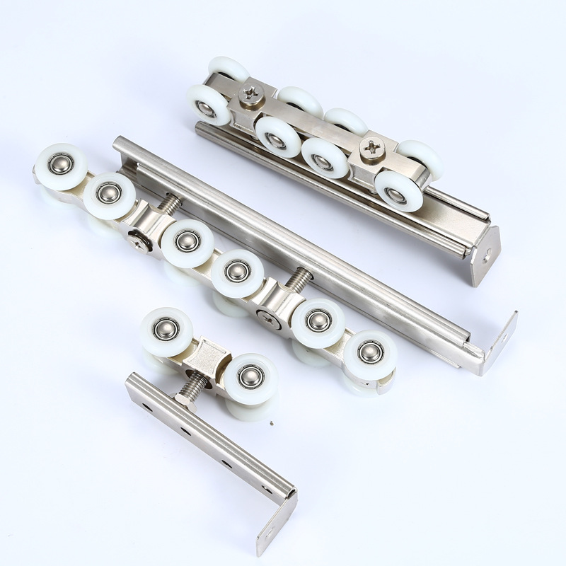 廠家批發 不鏽鋼鋅合金移門滑輪 臥室門窗推拉門加厚靜音吊輪軌道