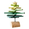 supply woodiness base desktop bookshelf woodiness base Furnishings base Iron art Business card holder base