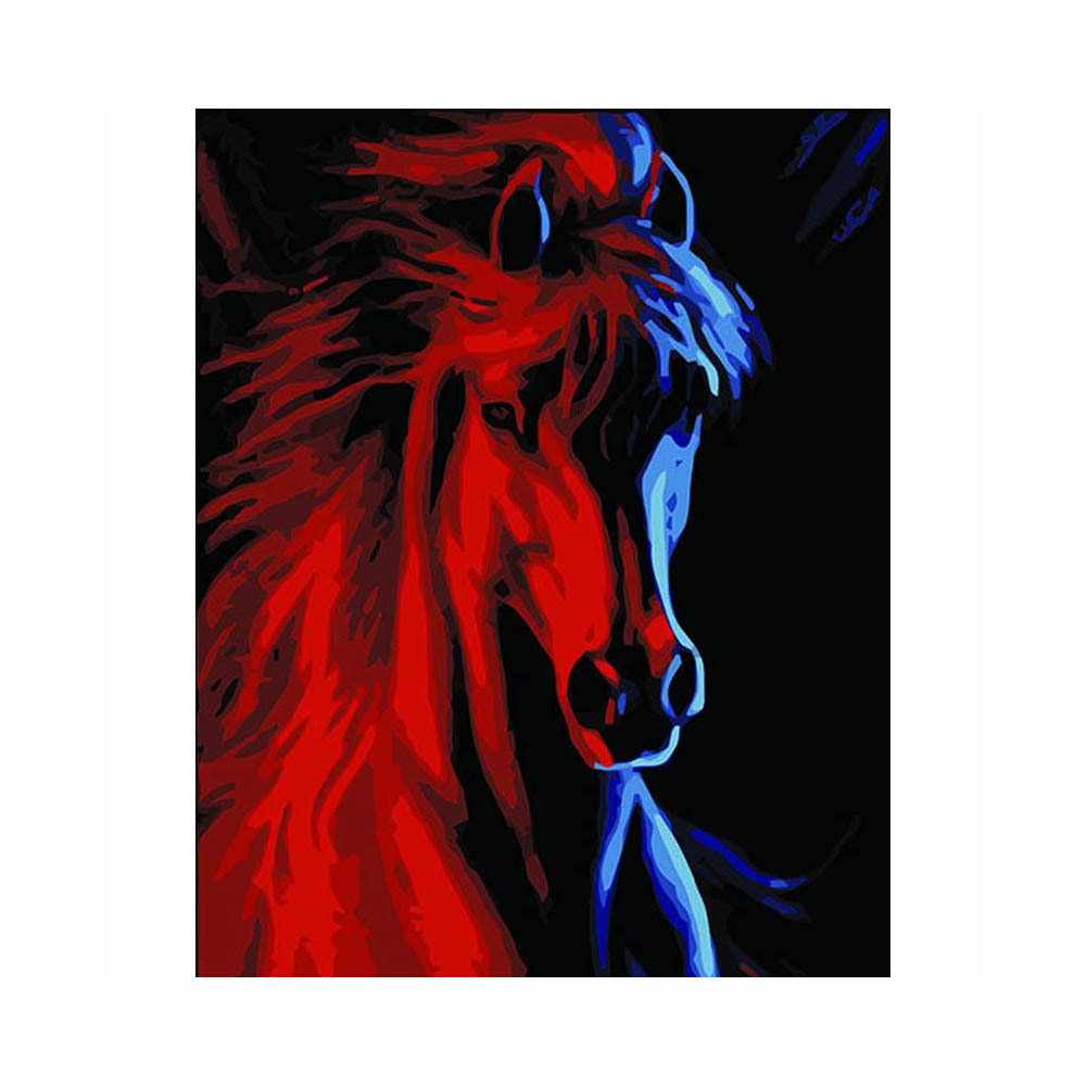 Noche ciudad DIY pintura al óleo digital fábrica al por mayor sin marco combinación apretado marco interior estilo más de 1 unidades entrega