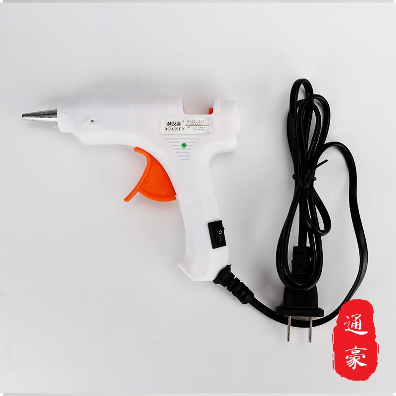 20W热熔胶枪 DIY饰品配件高温胶枪 柏艾森热熔枪迷你小胶枪批发