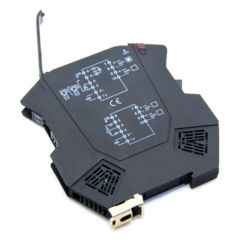 导轨式重量变送器传感器信号放大器带隔离器智能直流智能高精度