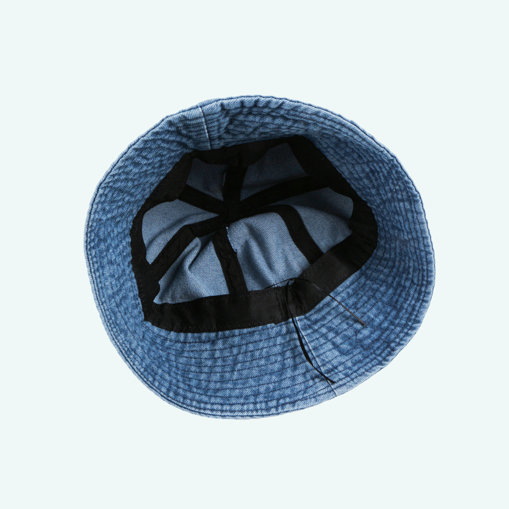 Nouveau Chapeau De Pêcheur De Cowboy De Couleur Unie En Denim Coréen En Gros Nihaojewelry display picture 5