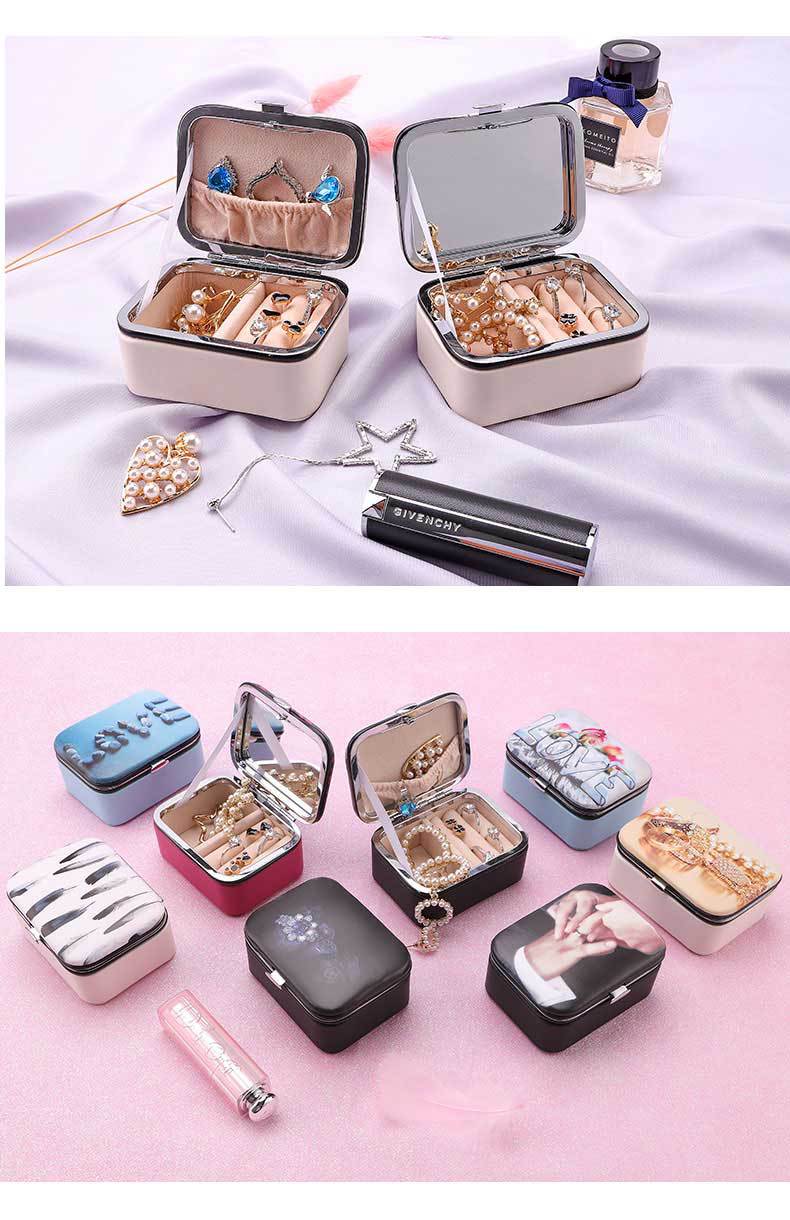 Pastoral Cartoon Pu Leather Jewelry Boxes display picture 2
