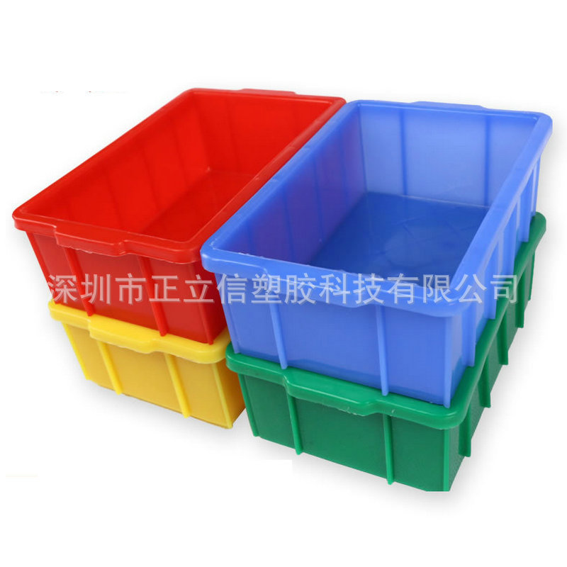 塑料周转箱 PP纯料塑料箱子04#外径300*200*85正方形小螺丝配件箱