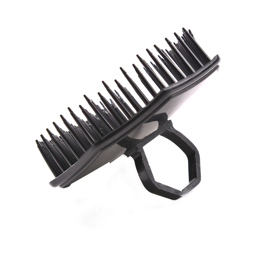 跨境头皮按摩洗头梳 塑料美发梳子顺发批发|ru