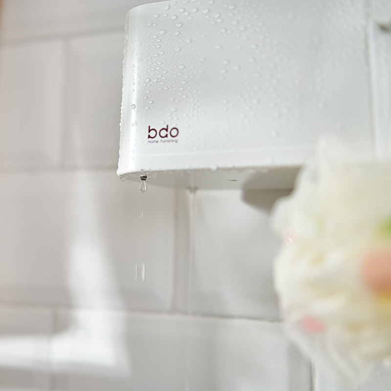 浴室免打孔加深款洗发水沐浴露置物架ABS材质单品包邮|ms