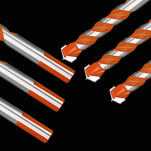 Punch drill triangular drill bit 6MM alloy ceramic punch drill bit tile cement concrete carbide drill bit