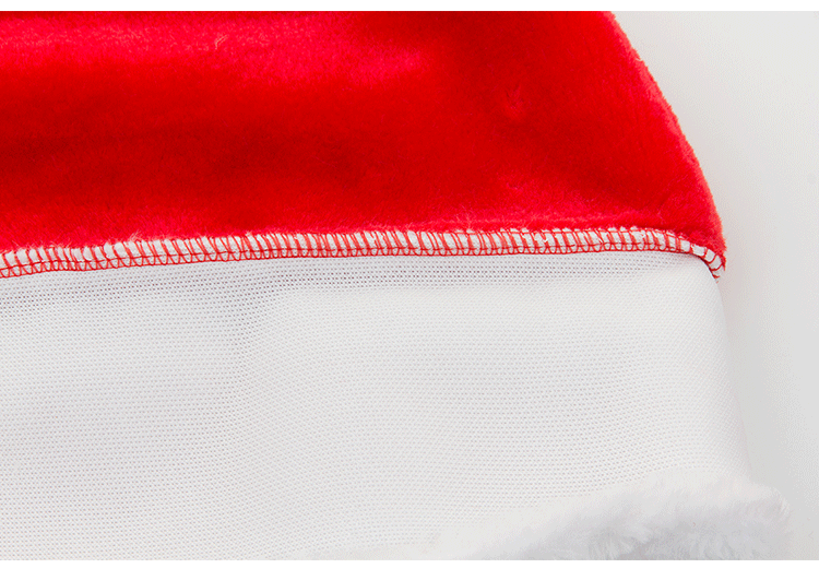 Thickened plush Christmas hat, lengthened and enlarged plush Christmas hat, Santa Claus hat, Christmas decoration_voghion.com