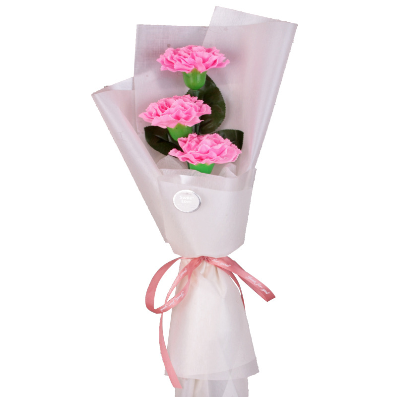 3朵康乃馨花束无盒 2空白