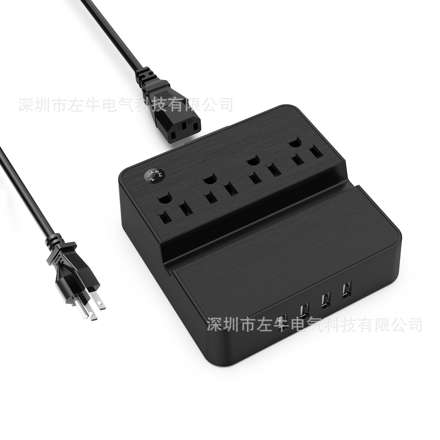 美规排插 美规插座 旅行插排 智能插座 USB插座 带手机支架插座