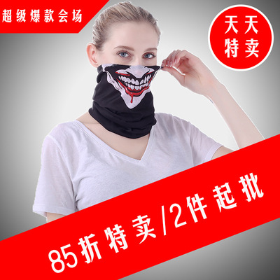 天天特賣美國國旗頭巾定制 工廠直銷美國遮口鼻運動騎行頭巾面罩