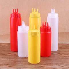 Food-grade sauce bottle ketchup squeezer, plastic salad squeeze bottle, sauce jar, jam jar, sauce squeezer