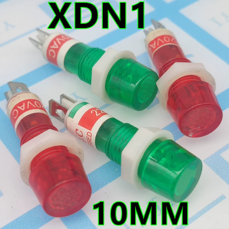 XDN1 красный зеленый желтый индикатор питания 220 В высокотемпературный сигнальный свет водонагреватель бойлера