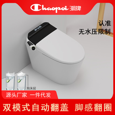 Chaopai fully automatic Flip Integrated intelligence closestool household pedestal pan Electric That is hot Sinking water tank