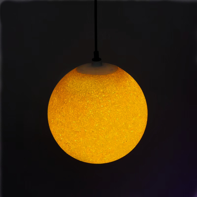 Cross-border outdoor led rice ball hanging tree lamp, crystal spherical shape, kindergarten street lighting landscape decoration detail image 7