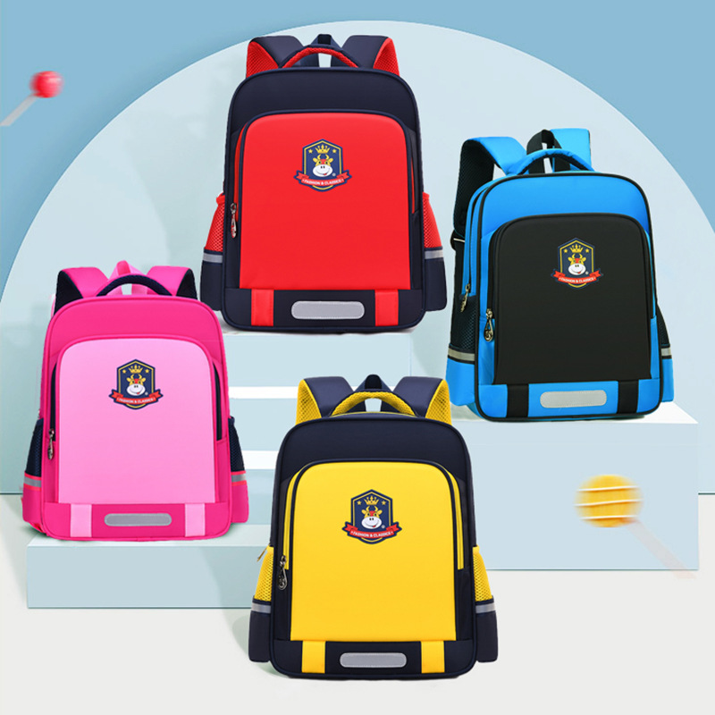 New primary school backpack children's s...