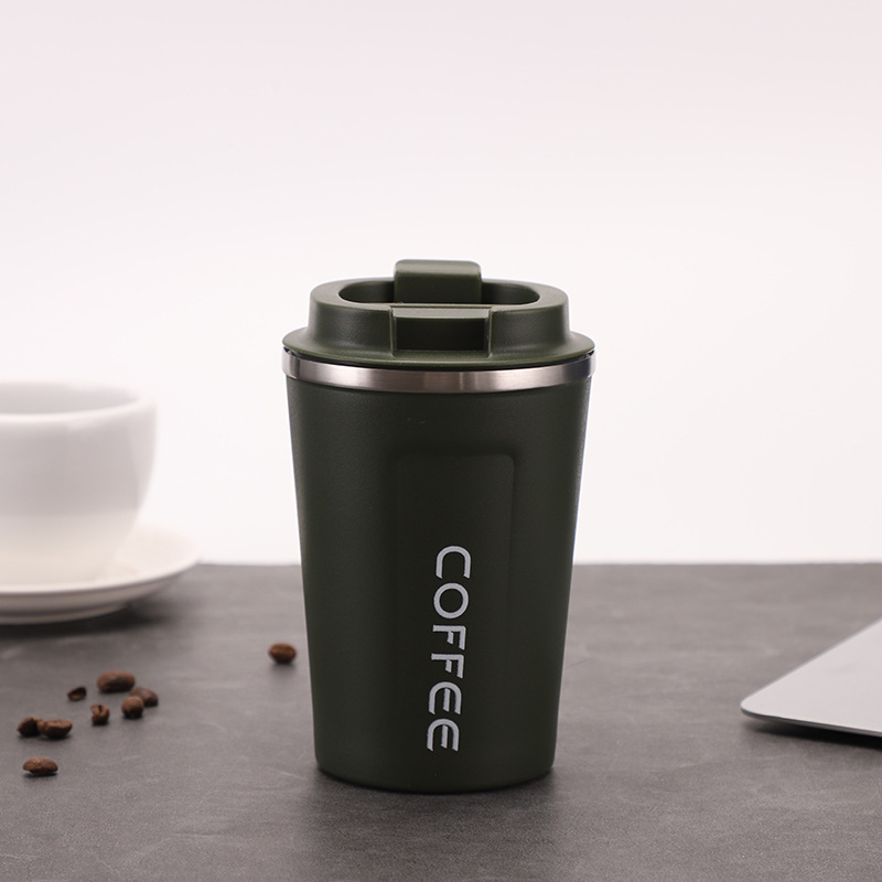 Suministro directo de fábrica simple acero inoxidable vacío taza de café al aire libre portátil coche vacío taza creativa coreana al por mayor