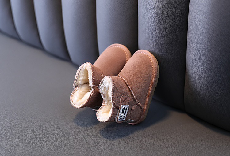 Baby vinterplysch 0-11 år gamla pojkar och flickor snö bomull promenadskor nyfödda babystövlar_voghion.com