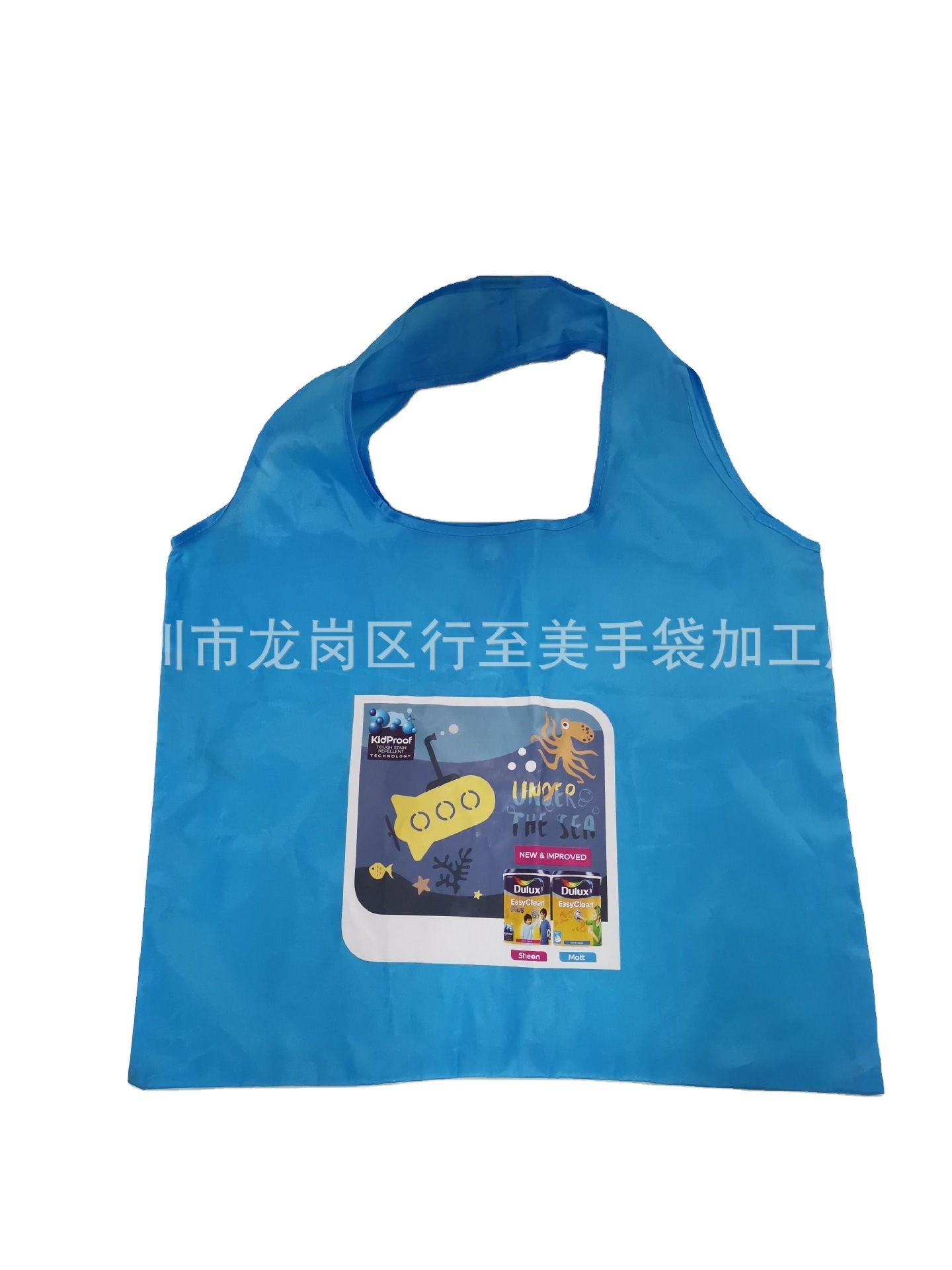 尼龙涤纶手提折叠购物礼品袋涤纶束口拉绳背包袋涤纶双肩袋