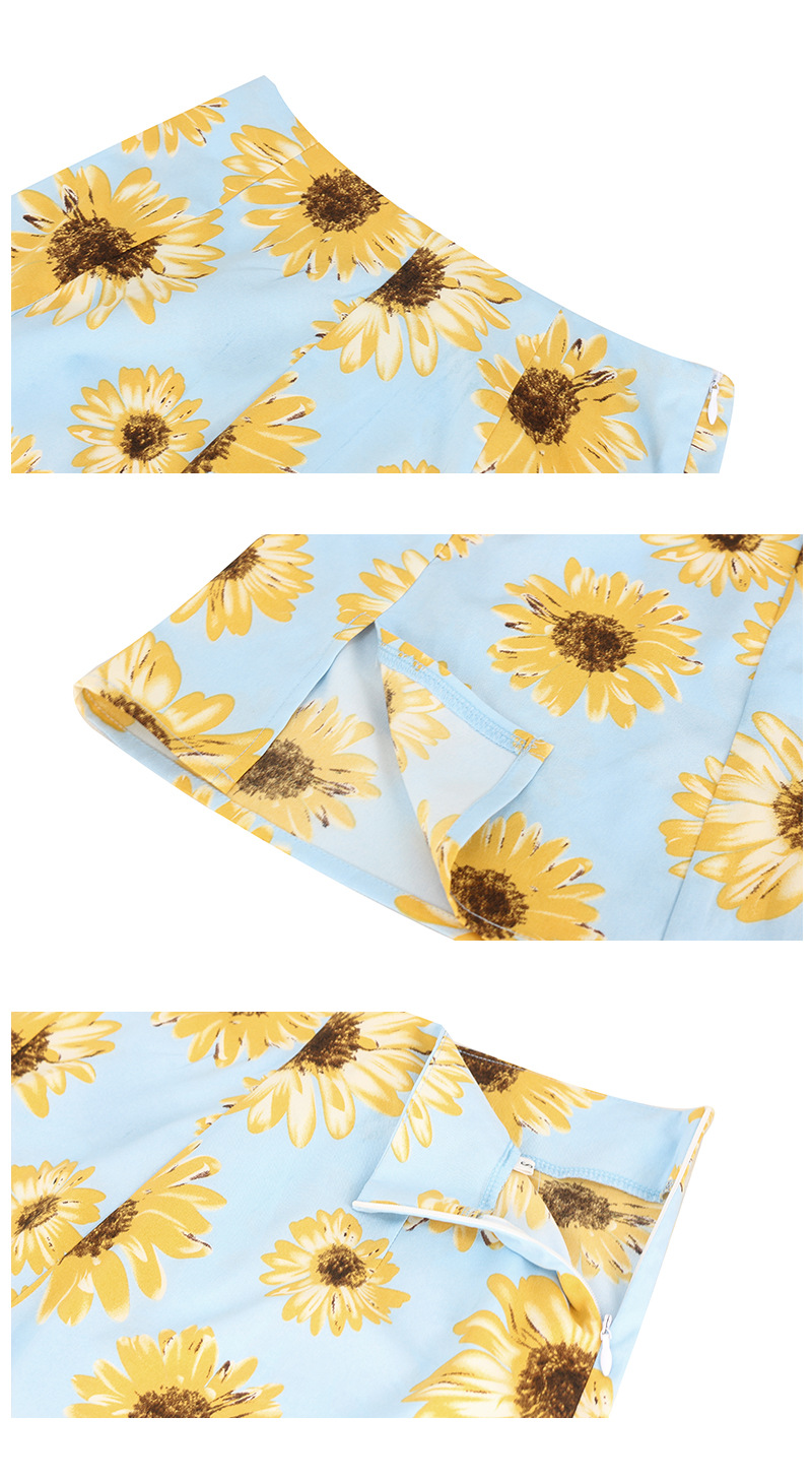 Printed A-line Skirt Skirt NSAL3523