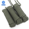 Outdoor climbing rope Nylon rope wear-resisting Escape Rope 10mm Army green rescue Rope lifesaving Climbing Safety rope