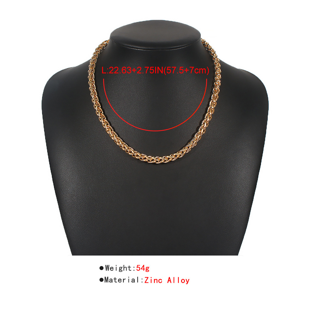hot-selling hip-hop rock chain simple necklace