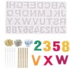 Crystal, epoxy resin, tools set with letters, pendant, silica gel accessory, pipette