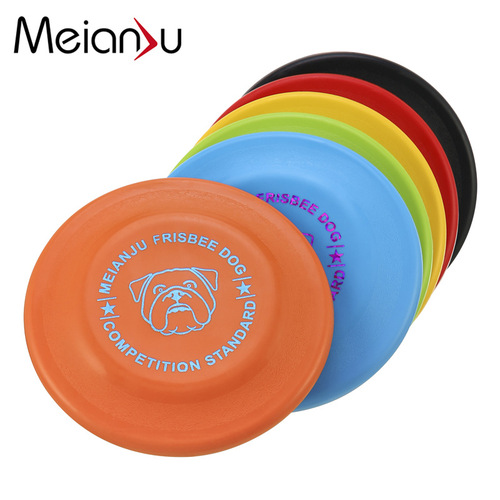 Meianju Standard Competition Frisbee Durable Biting Frisbee Pet Toy Frisbee Dog Training Disc Floating Throwing Toy