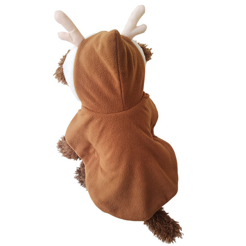 New cape British short hairless cat winter cat clothes Christmas tree elk winter Christmas shawl pet clothes