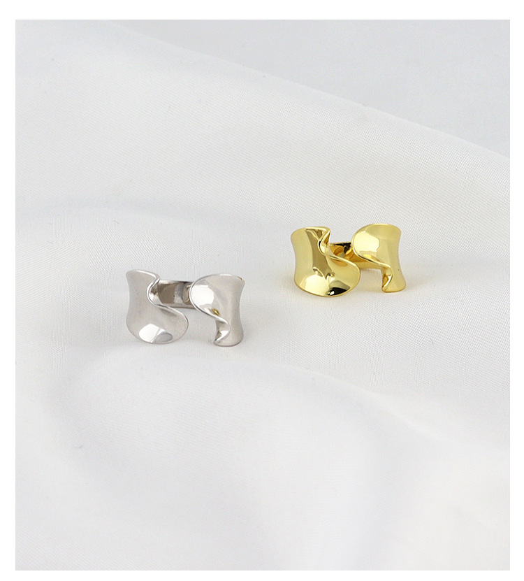 No Inlaid Inlay Material S925 Silver Simple Female Finger Personalized Hand Jewelry Ring