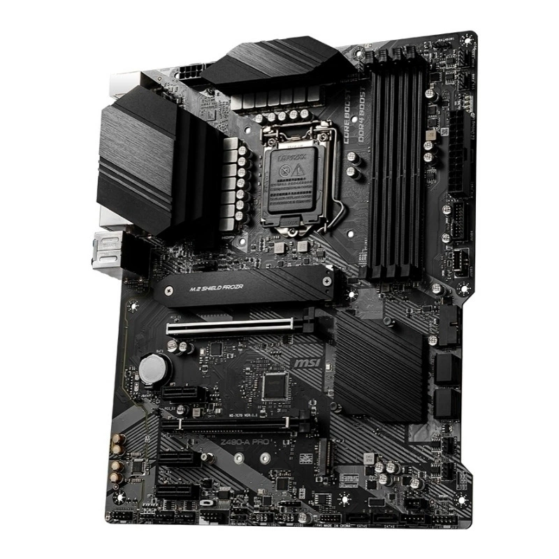Материнская плата Micro-Star Z490 Gaming Plus для киберспорта, поддержка процессоров 10-го поколения, сокет LGA1200