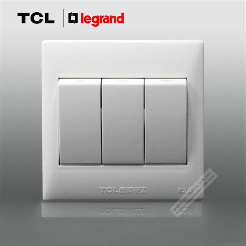 Legrand/罗格朗 k3.0系列 三位双控开关K33/2/3AL