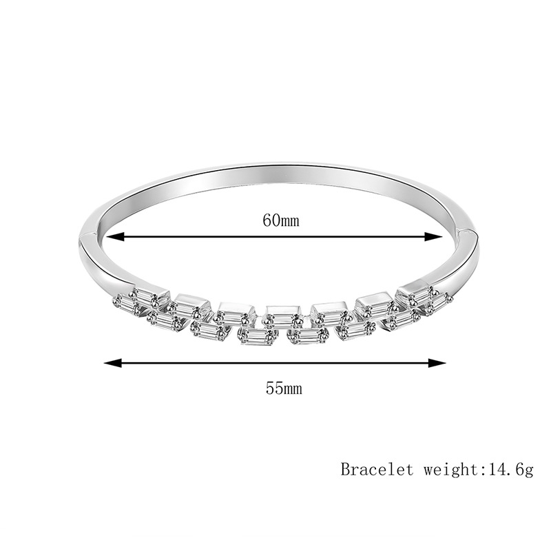 New Simple Fashion Alloy Diamond  Personality Trend Bracelets Wholesale Nihaojewelry display picture 2