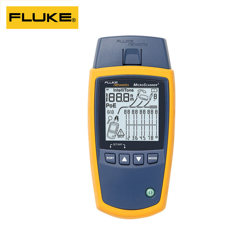 FLUKE MS2-100 MicroScanner Cable Cable Tester Network Micro Scanner