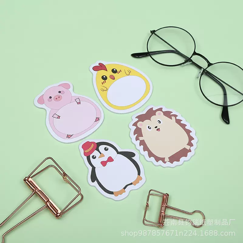 批发卡通自粘便签本留言便利贴 创意n次贴可撕随身贴