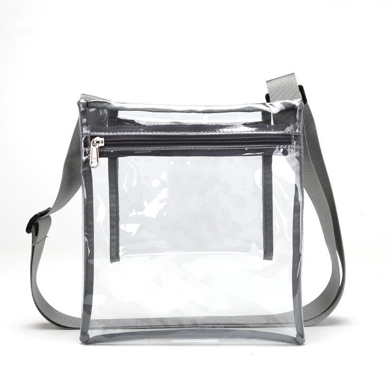 2021 stadium transparent bag new laser colorful transparent shoulder bag leisure diagonal bag