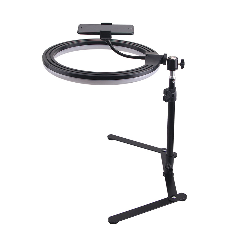 Soporte de Disparo vertical de escritorio soporte Luz de relleno Tiktok mano rápida vídeo belleza iluminación luz teléfono móvil FOTOGRAFÍA anillo Luz