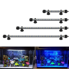 LED魚缸燈遙控七彩變色水族箱補光魚缸照明燈水草燈防水景觀燈