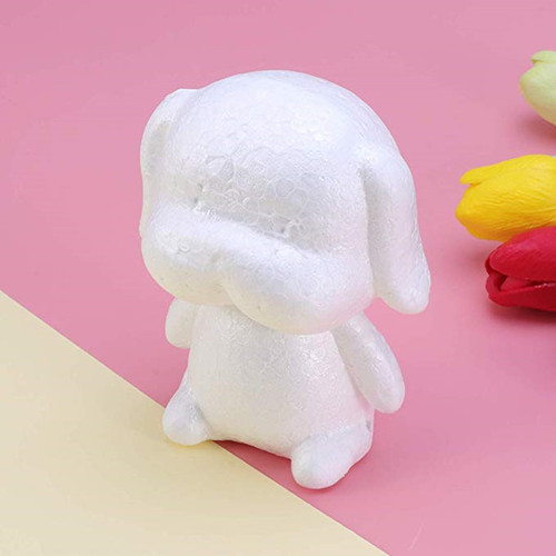 厂家泡沫塑料模型泡沫熊形状工艺品模具DIY玫瑰小狗花装饰用品