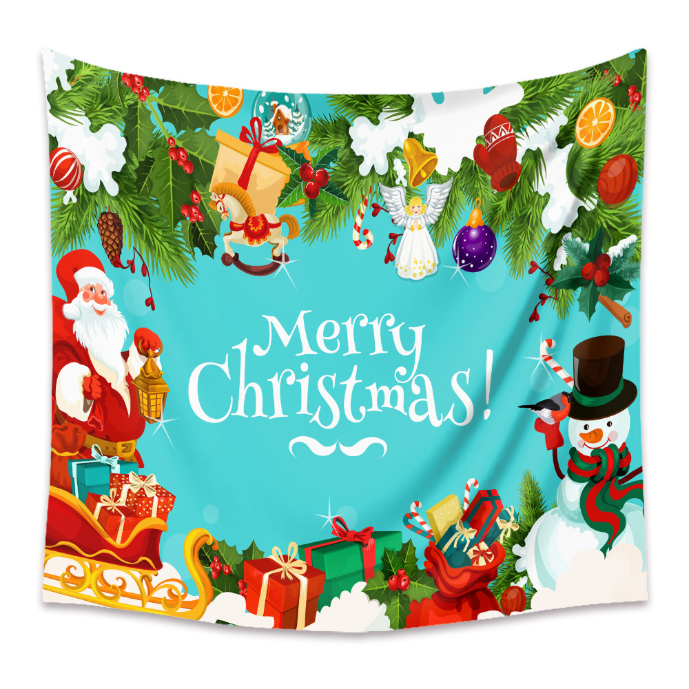 Fashion Christmas Series Tapestry Tree Home Decoration Background Cloth Wholesale Nihaojewelry display picture 13