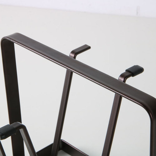 Metal drain rack glass water cup home kitchen multifunctional storage rack Japanese mug home living room cup holder