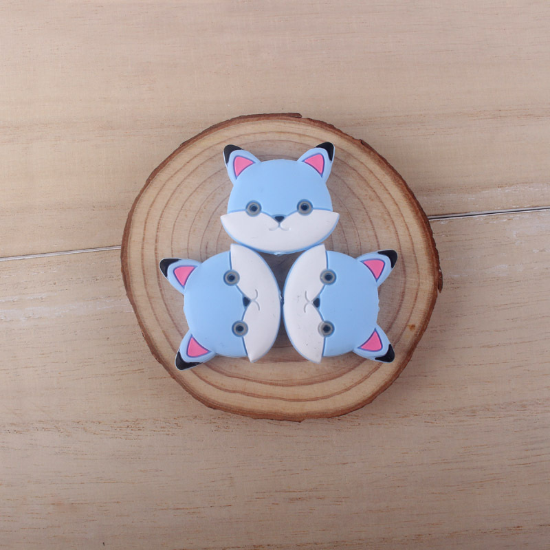 Directo de fábrica de calidad alimentaria de silicona Kaola teether perlas a granel Kaola joyería tesoro molienda teether perlas al por mayor