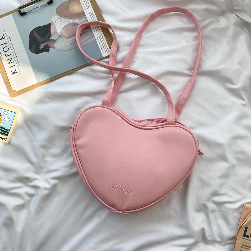 New Korean Fashion Heart-shaped Shoulder Bag Armpit Bag Harajuku Wild Large-capacity Bag Wholesale Nihaojewelry display picture 90