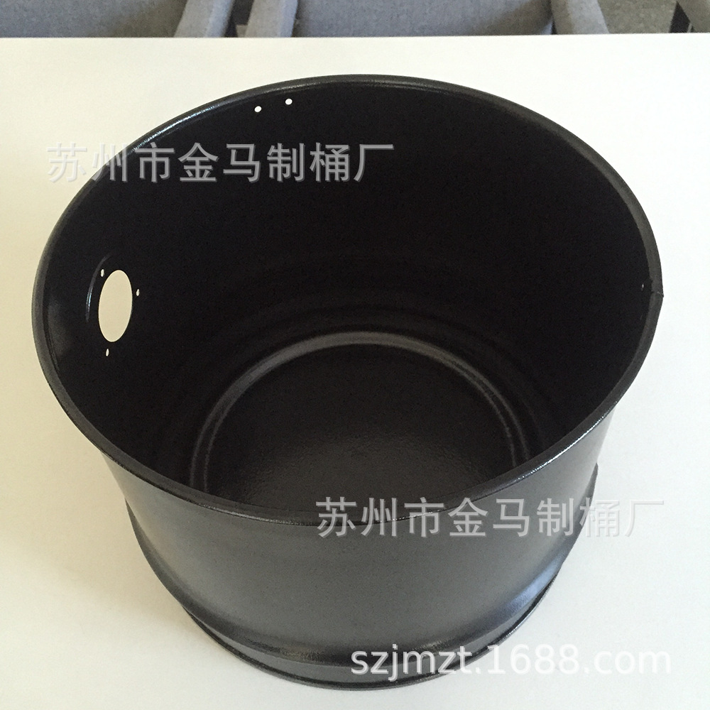 厂家订 制工业吸尘器配件定 做 灰尘收纳箱烤漆尘桶 吸尘器内胆桶