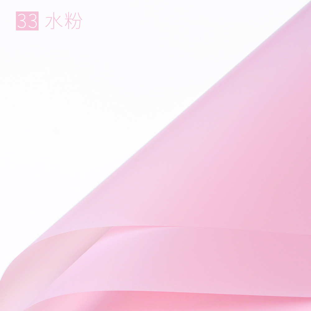 Flower Party Factory al por mayor papel mate de color sólido translúcido papel de embalaje de flores papel de embalaje de flores floristería papel de material de embalaje